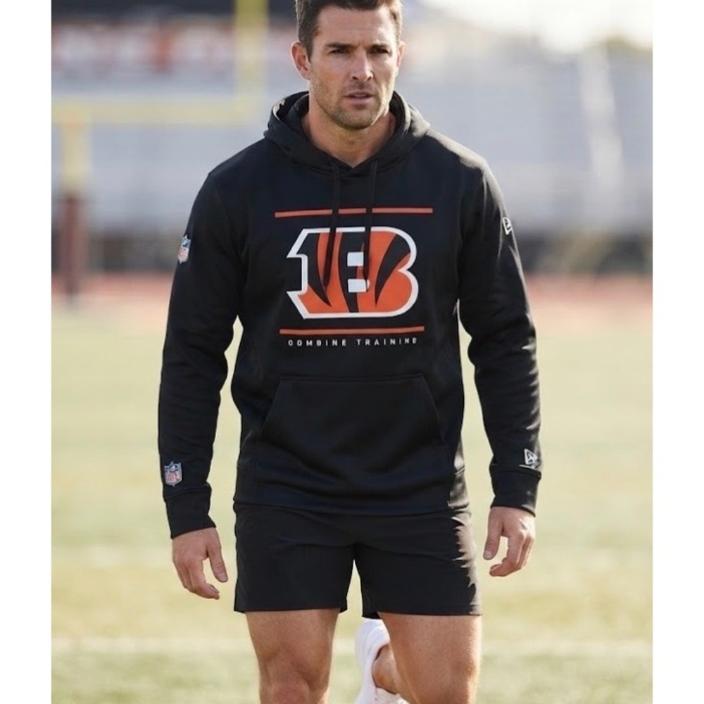 New Era NFL Cincinnati Bengals Combine Training Hoodie Mens Medium Sweatshirt